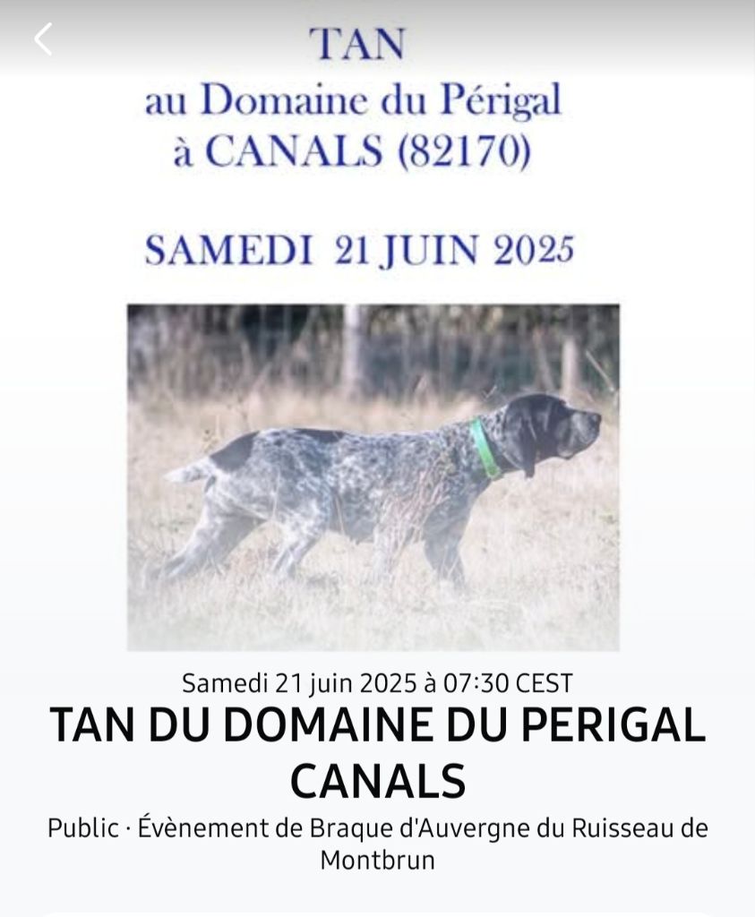 TAN  du domaine du Perigal Canals